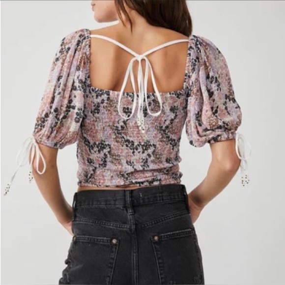 Free People Free People Back on Top Crop Knit Top in Soft Combo - Picture 4 of 4